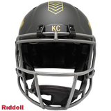 Kansas City Chiefs Helmet Riddell Authentic Full Size Speed Style Salute To Service 2025