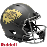 Kansas City Chiefs Helmet Riddell Authentic Full Size Speed Style Salute To Service 2025