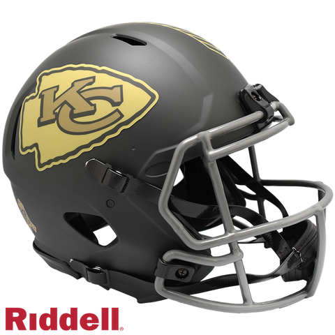 Kansas City Chiefs Helmet Riddell Authentic Full Size Speed Style Salute To Service 2025