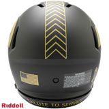 Los Angeles Rams Helmet Riddell Authentic Full Size Speed Style Salute To Service 2025