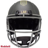Los Angeles Rams Helmet Riddell Authentic Full Size Speed Style Salute To Service 2025