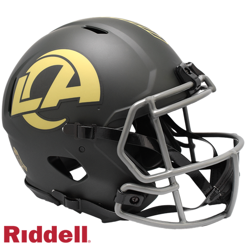 Los Angeles Rams Helmet Riddell Authentic Full Size Speed Style Salute To Service 2025