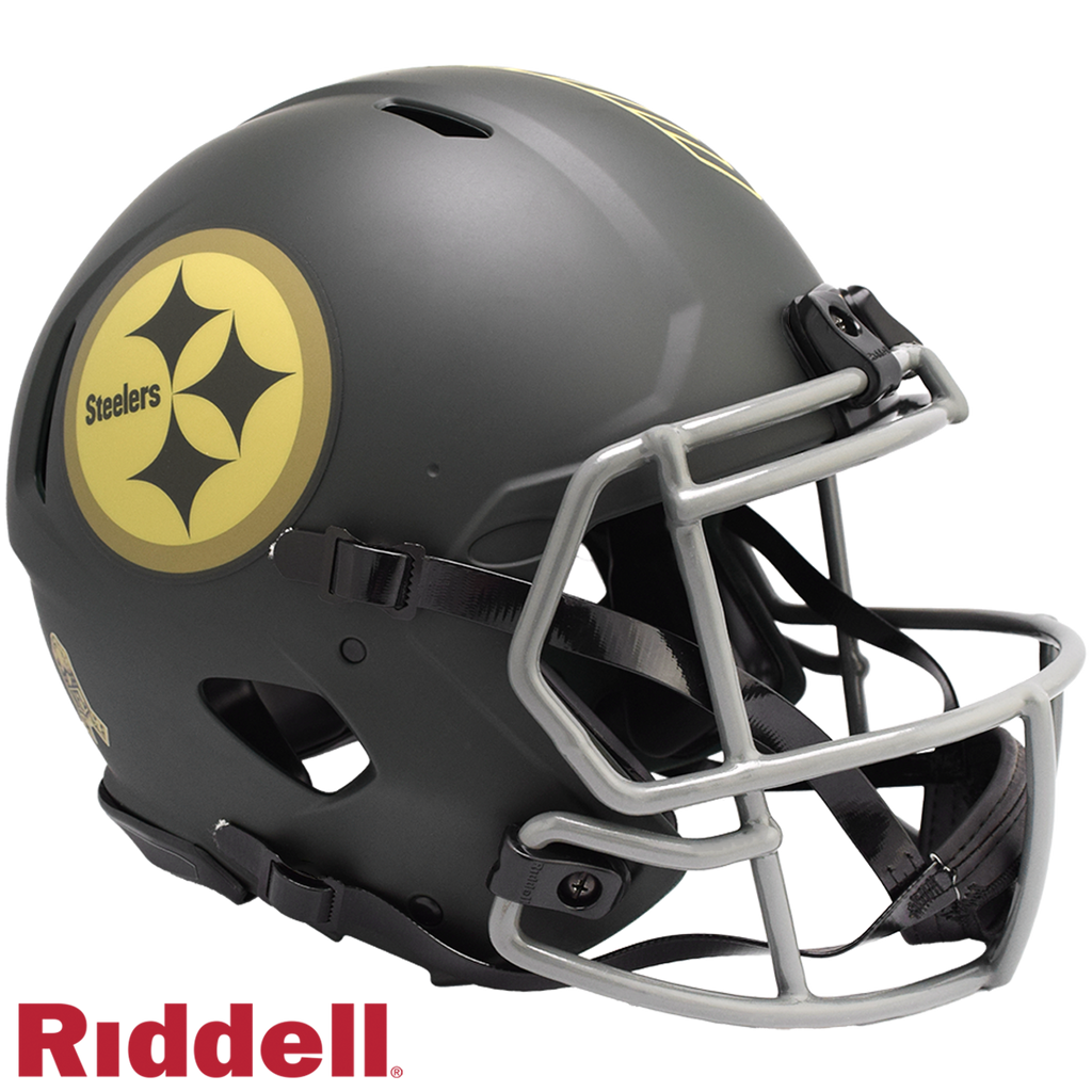 Pittsburgh Steelers Helmet Riddell Authentic Full Size Speed Style Salute To Service 2025