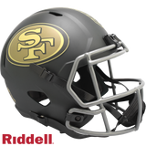 San Francisco 49ers Helmet Riddell Replica Full Size Speed Style Salute To Service 2025
