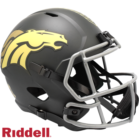 Denver Broncos Helmet Riddell Replica Full Size Speed Style Salute To Service 2025
