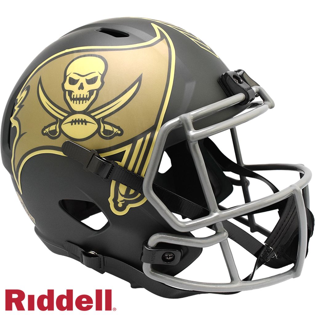 Tampa Bay Buccaneers Helmet Riddell Replica Full Size Speed Style Salute To Service 2025