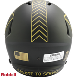 Washington Commanders Helmet Riddell Replica Full Size Speed Style Salute To Service 2025