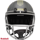 Miami Dolphins Helmet Riddell Replica Full Size Speed Style Salute To Service 2025