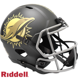 Miami Dolphins Helmet Riddell Replica Full Size Speed Style Salute To Service 2025