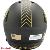 Los Angeles Rams Helmet Riddell Replica Full Size Speed Style Salute To Service 2025