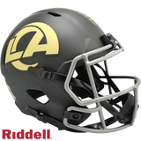 Los Angeles Rams Helmet Riddell Replica Full Size Speed Style Salute To Service 2025