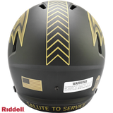 Baltimore Ravens Helmet Riddell Replica Full Size Speed Style Salute To Service 2025