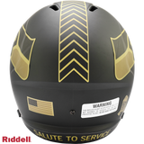Seattle Seahawks Helmet Riddell Replica Full Size Speed Style Salute To Service 2025