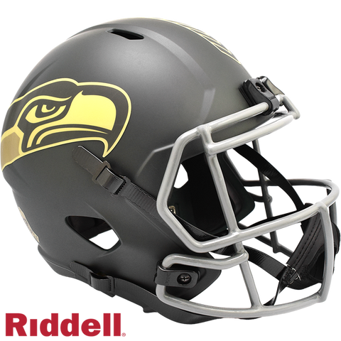 Seattle Seahawks Helmet Riddell Replica Full Size Speed Style Salute To Service 2025