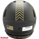 Pittsburgh Steelers Helmet Riddell Replica Full Size Speed Style Salute To Service 2025