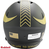 Minnesota Vikings Helmet Riddell Replica Full Size Speed Style Salute To Service 2025