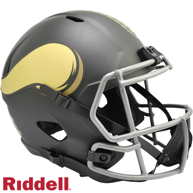 Minnesota Vikings Helmet Riddell Replica Full Size Speed Style Salute To Service 2025