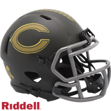Chicago Bears Helmet Riddell Replica Mini Speed Style Salute To Service 2025