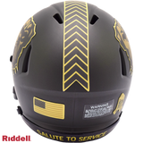 Cleveland Browns Helmet Riddell Replica Mini Speed Style Salute To Service 2025