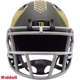 Tampa Bay Buccaneers Helmet Riddell Replica Mini Speed Style Salute To Service 2025