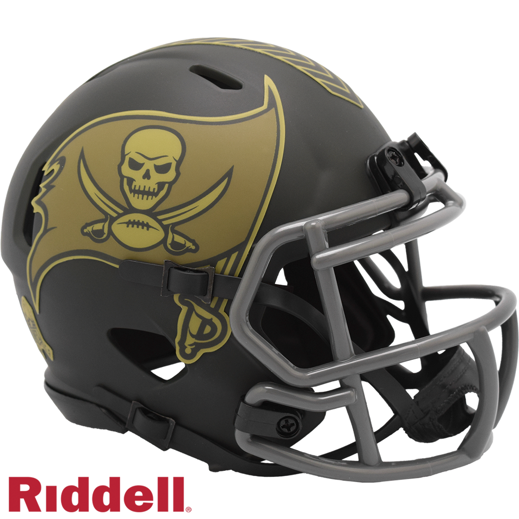 Tampa Bay Buccaneers Helmet Riddell Replica Mini Speed Style Salute To Service 2025
