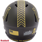Indianapolis Colts Helmet Riddell Replica Mini Speed Style Salute To Service 2025