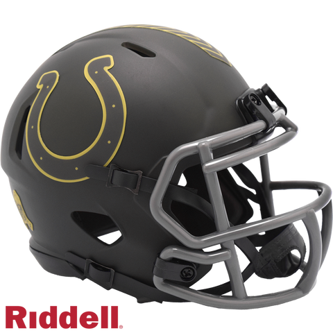 Indianapolis Colts Helmet Riddell Replica Mini Speed Style Salute To Service 2025
