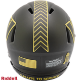 Washington Commanders Helmet Riddell Replica Mini Speed Style Salute To Service 2025