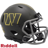 Washington Commanders Helmet Riddell Replica Mini Speed Style Salute To Service 2025