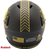 Miami Dolphins Helmet Riddell Replica Mini Speed Style Salute To Service 2025