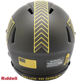 New York Giants Helmet Riddell Replica Mini Speed Style Salute To Service 2025