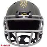 New York Giants Helmet Riddell Replica Mini Speed Style Salute To Service 2025