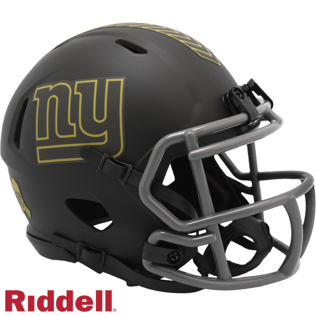 New York Giants Helmet Riddell Replica Mini Speed Style Salute To Service 2025