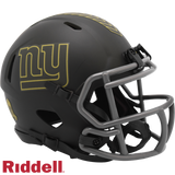 New York Giants Helmet Riddell Replica Mini Speed Style Salute To Service 2025