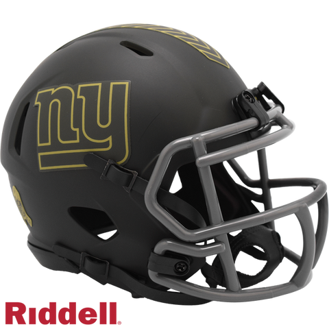 New York Giants Helmet Riddell Replica Mini Speed Style Salute To Service 2025