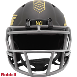 New York Jets Helmet Riddell Replica Mini Speed Style Salute To Service 2025