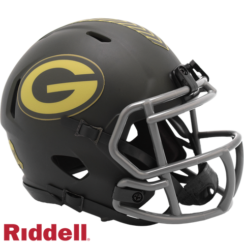 Green Bay Packers Helmet Riddell Replica Mini Speed Style Salute To Service 2025