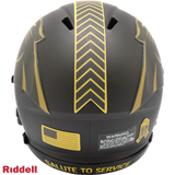 Carolina Panthers Helmet Riddell Replica Mini Speed Style Salute To Service 2025