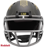 Carolina Panthers Helmet Riddell Replica Mini Speed Style Salute To Service 2025