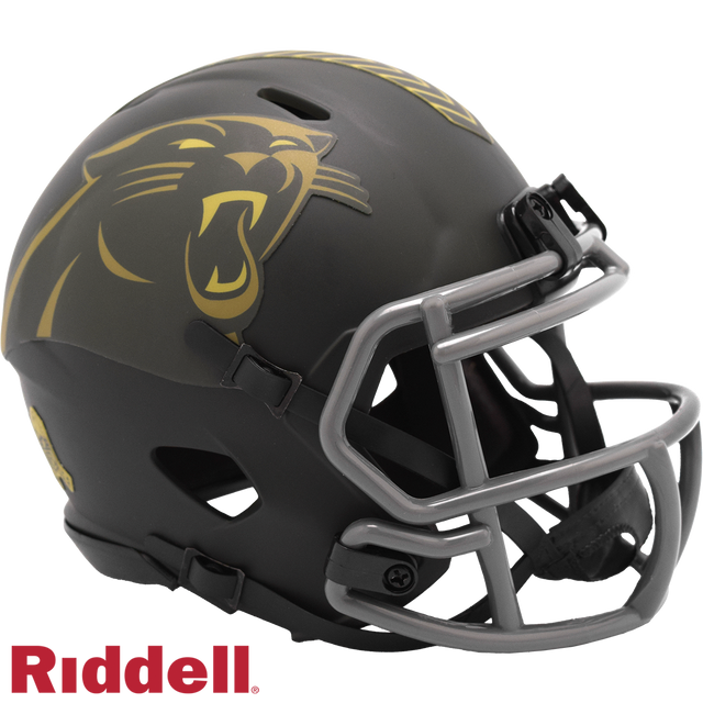 Carolina Panthers Helmet Riddell Replica Mini Speed Style Salute To Service 2025