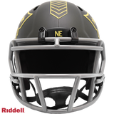 New England Patriots Helmet Riddell Replica Mini Speed Style Salute To Service 2025
