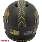 Baltimore Ravens Helmet Riddell Replica Mini Speed Style Salute To Service 2025