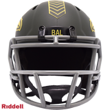 Baltimore Ravens Helmet Riddell Replica Mini Speed Style Salute To Service 2025