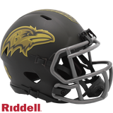 Baltimore Ravens Helmet Riddell Replica Mini Speed Style Salute To Service 2025
