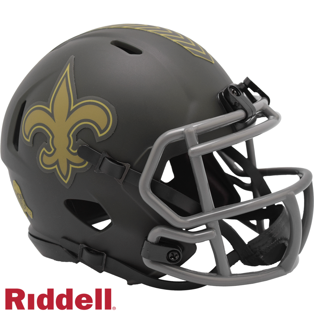New Orleans Saints Helmet Riddell Replica Mini Speed Style Salute To Service 2025