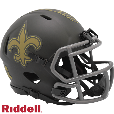 New Orleans Saints Helmet Riddell Replica Mini Speed Style Salute To Service 2025