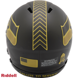 Seattle Seahawks Helmet Riddell Replica Mini Speed Style Salute To Service 2025