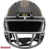 Seattle Seahawks Helmet Riddell Replica Mini Speed Style Salute To Service 2025