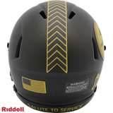 Pittsburgh Steelers Helmet Riddell Replica Mini Speed Style Salute To Service 2025