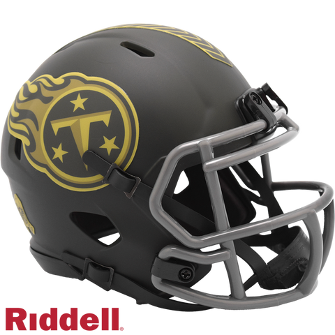Tennessee Titans Helmet Riddell Replica Mini Speed Style Salute To Service 2025